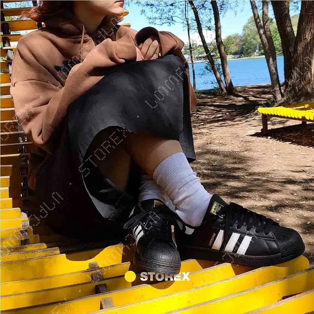adidas Superstar Black/White