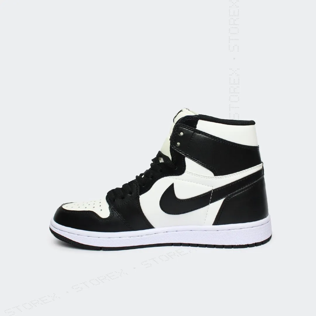 Jordan 1 Black White Leather