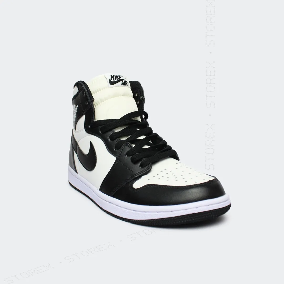 Jordan 1 Black White Leather