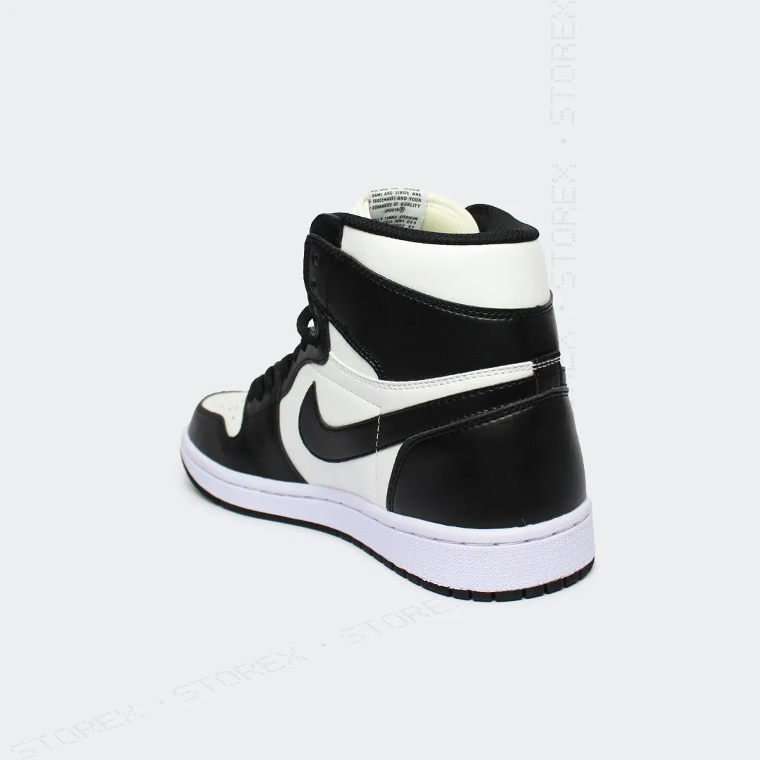 Jordan 1 Black White Leather