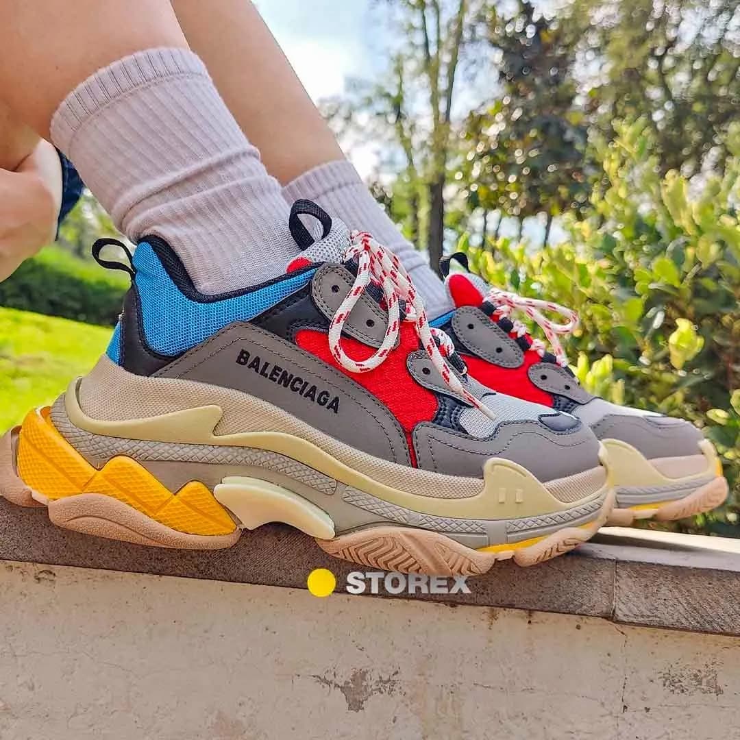 BALENCIAGA Grey Yellow