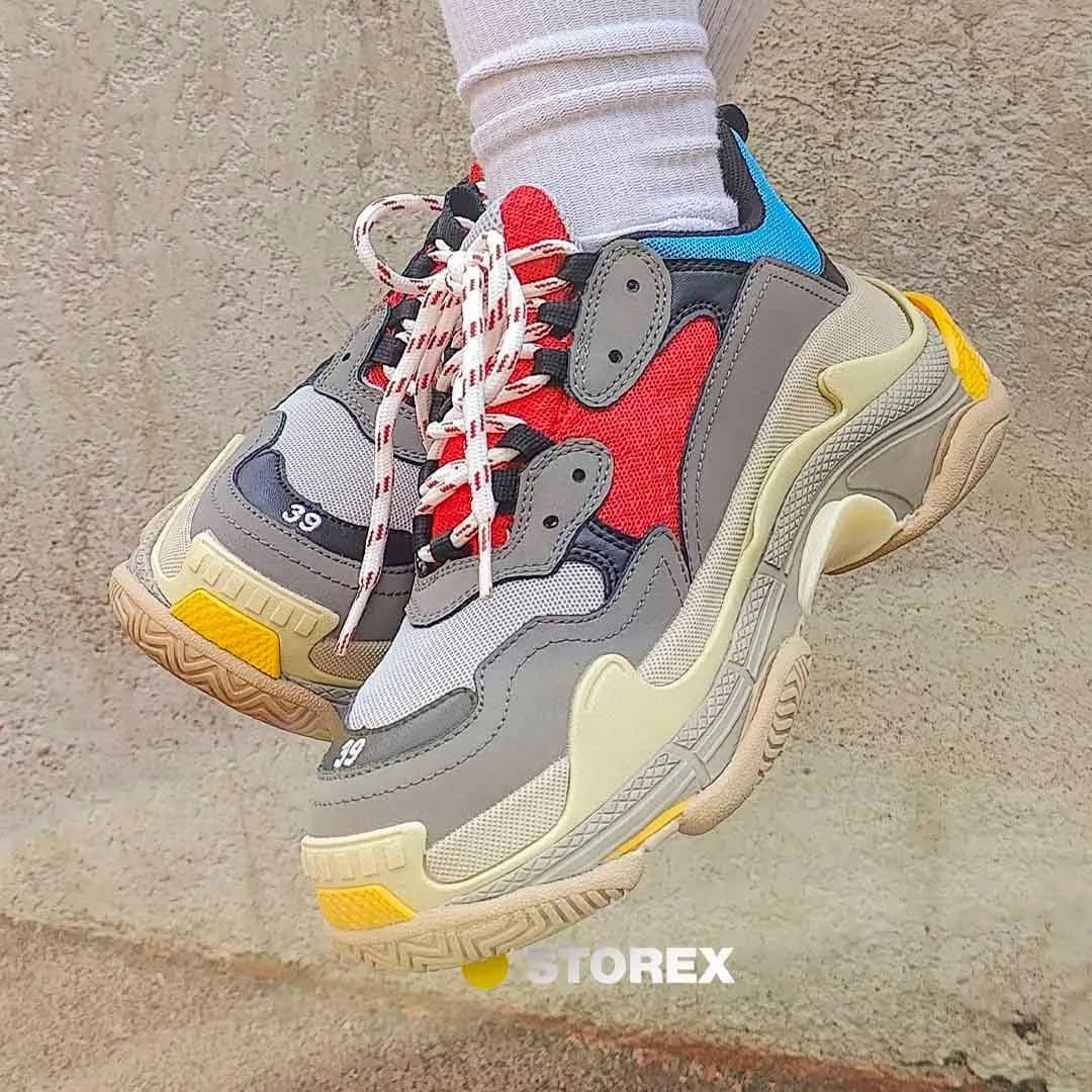 BALENCIAGA Grey Yellow