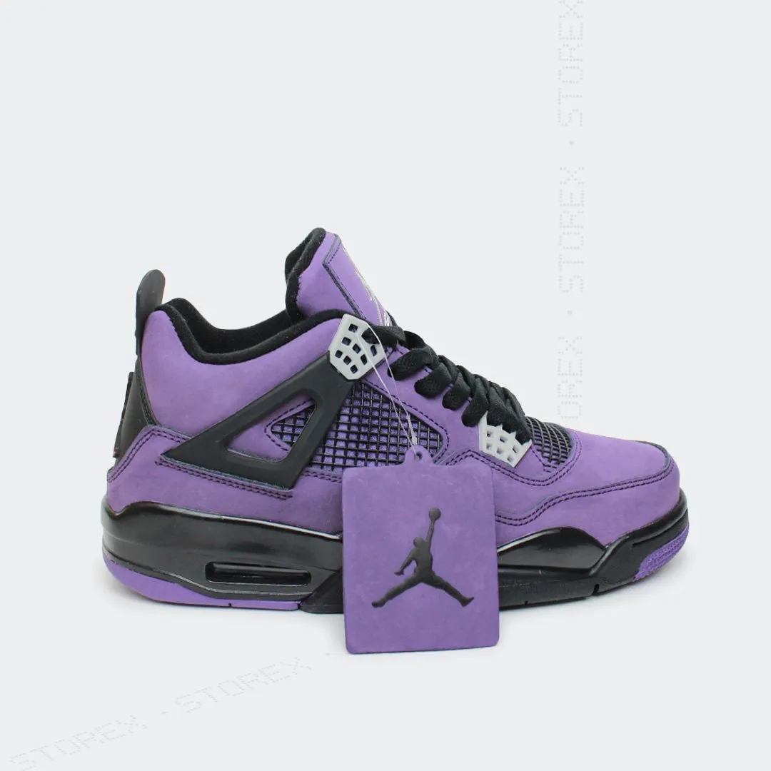Jordan 4 Retro x Travis Scott Purple Suede