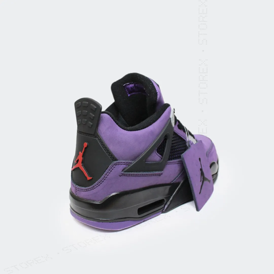 Jordan 4 Retro x Travis Scott Purple Suede