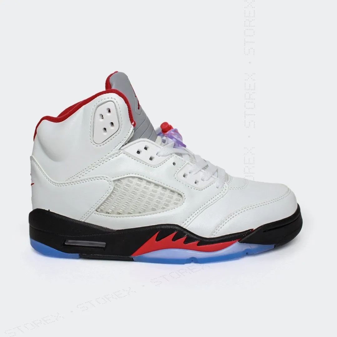 Nike Jordan 5 Retro Fire Red/White