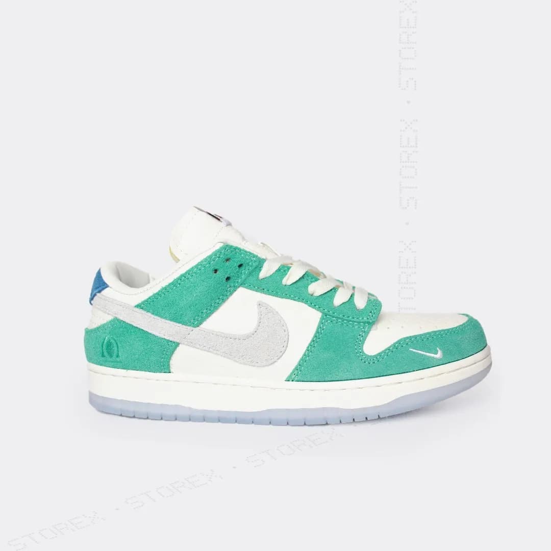 Nike Dunk Low x Kasina Road Sign Teal/White